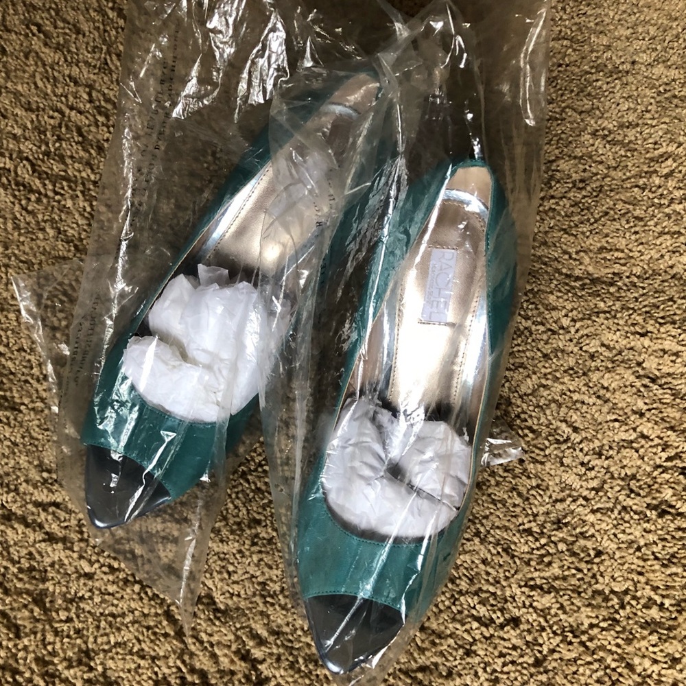 Peep Toe color block pump - Picture 5 of 6